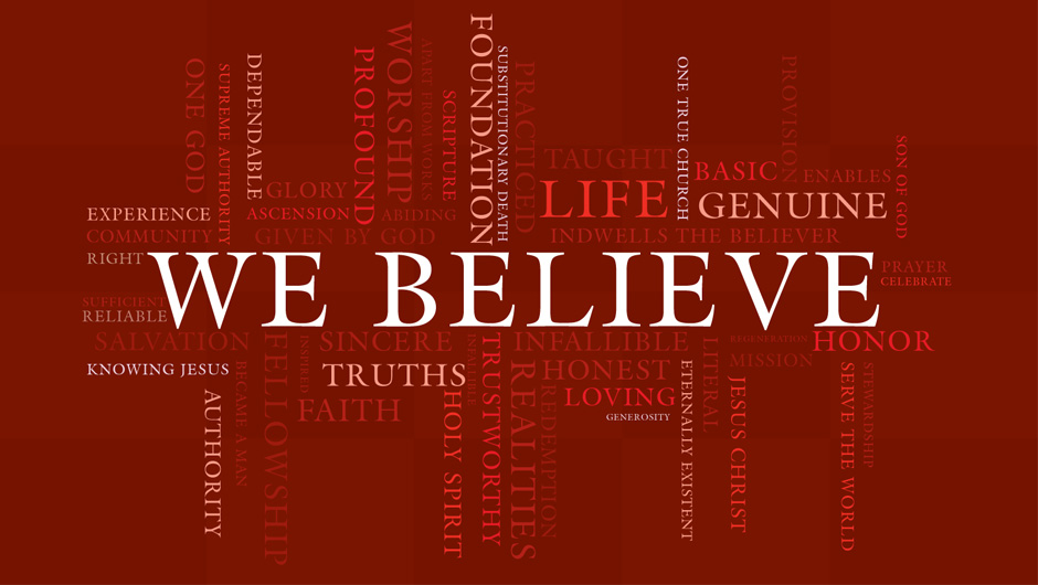 we believe