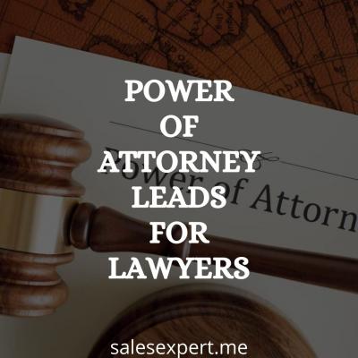 Power of attorney leads