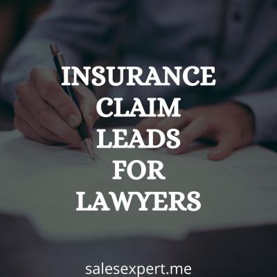 Insurance claim leads