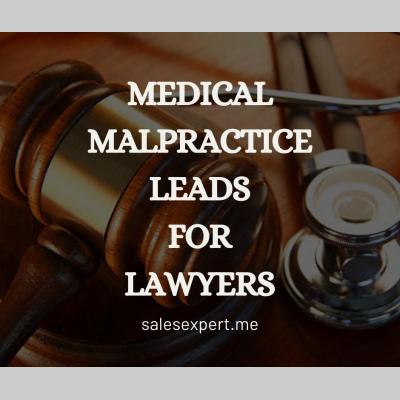 Medical malpractice legal leads