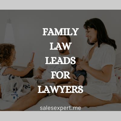 Live Calls: Family law leads