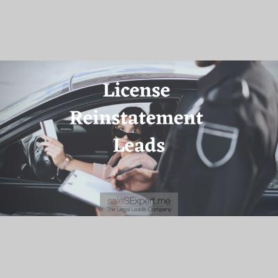 License reinstatement leads