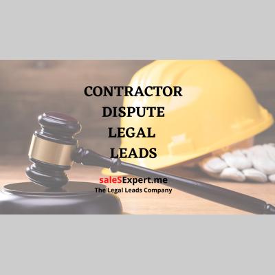 Contractor dispute legal leads