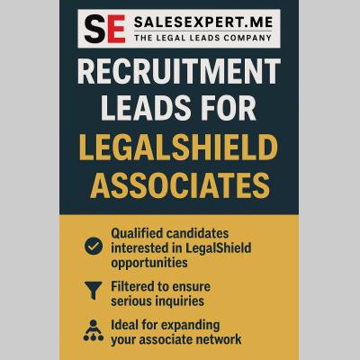 US: Recruitment web-leads for LegalShield associates