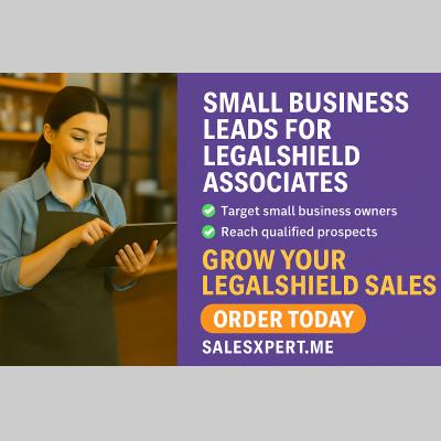 Small business leads for LegalShield associates
