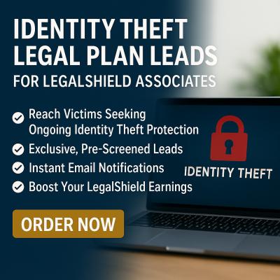Identity theft leads for LegalShield associates