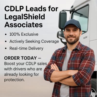 CDLP leads for LegalShield associates