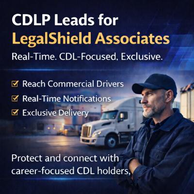 CDLP leads for LegalShield associates