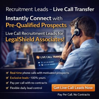 US: Recruitment leads live call transfer