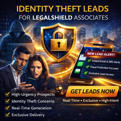 Identity theft leads for LegalShield associates