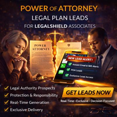 Power of attorney legal plan leads