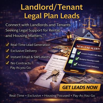 Landlord/tenant legal plan leads