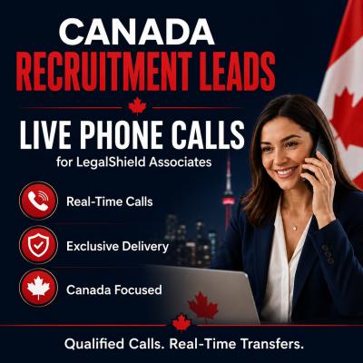 Canada hot leads on phone call (recruitment leads)