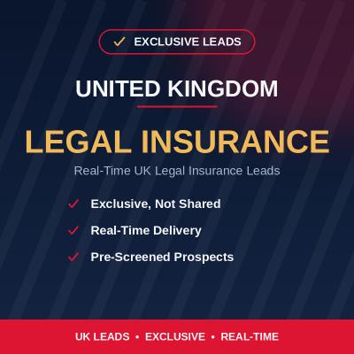UK : Legal Insurance Leads