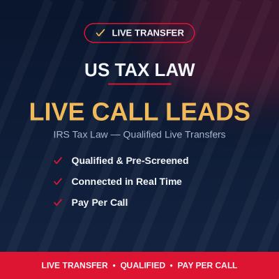 US: Tax Law Live Transfer Calls