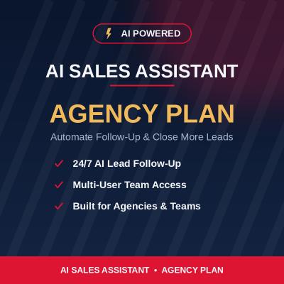 AI Sales Assistant - Agency