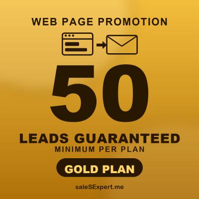 Web page promotion gold plan